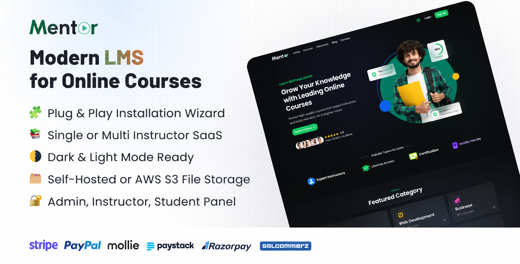 Mentor LMS - Learning Management System